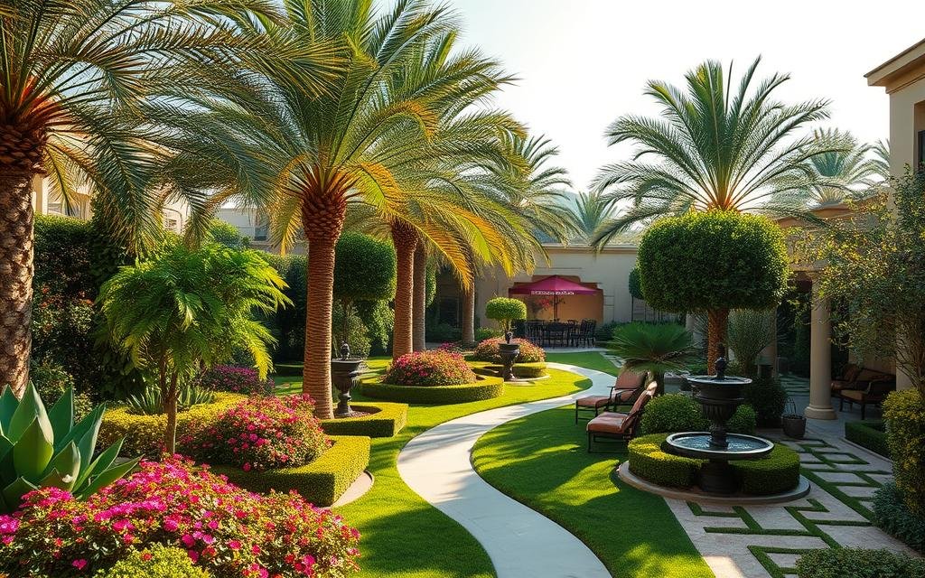 تنسيق حدائق النسيم بجدة