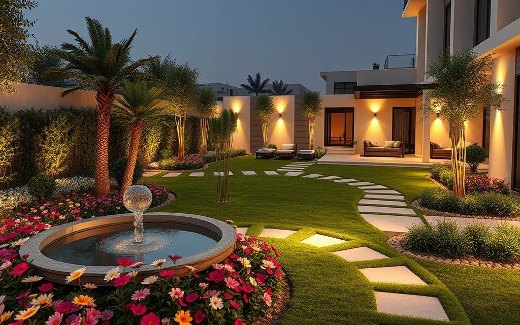 تنسيق حدائق جده